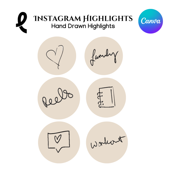 Instagram Highlights - Hand-Drawn Wispy Chic Sketch Style - Image 2