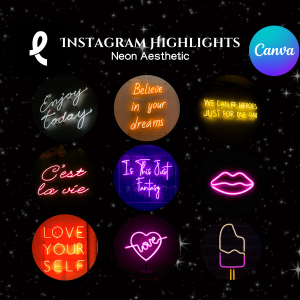 Instagram Highlights - Neon