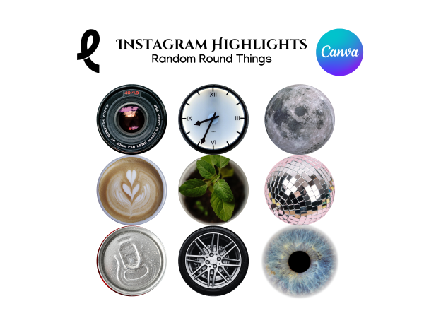 Instagram Highlights Covers - Random Round Things - vibrant and fun!